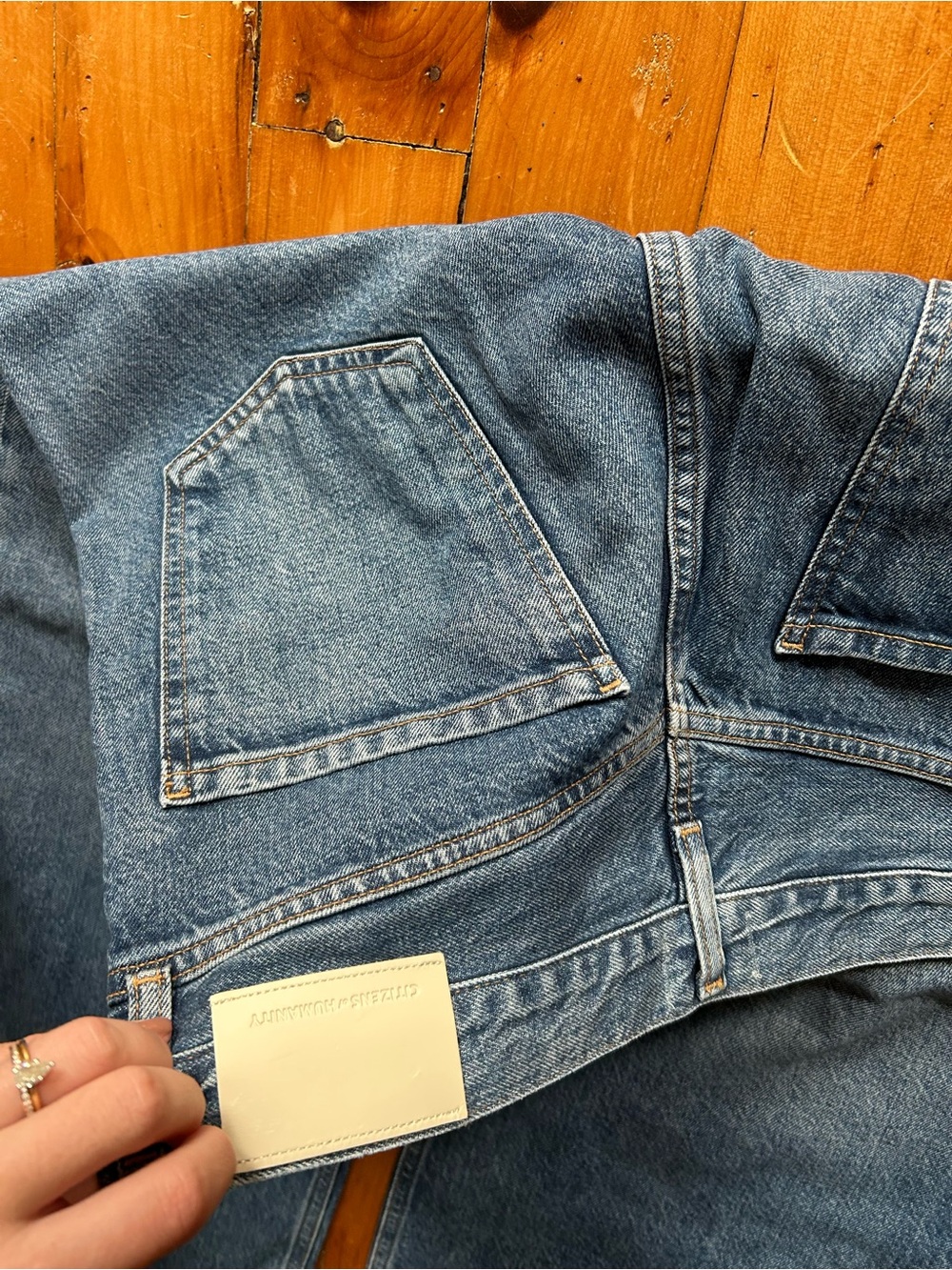 Citizens of Humanity Paloma Baggy Wide Leg Jeans in Siesta Size 28 Blue - Picture 8 of 9